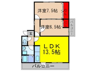 サニ－サイド・ベテルの物件間取画像